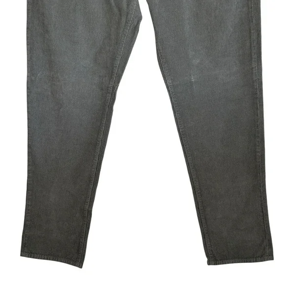 Sid Mashburn Corduroy Pants Mens 40X32 Button Fly Straight Leg Mid Rise Gray